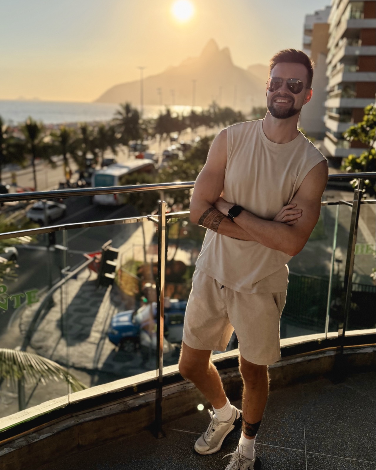 Travel photo from Ipanema beach in Rio de Janeiro featured on Andrey Talalaev's personal Instagram